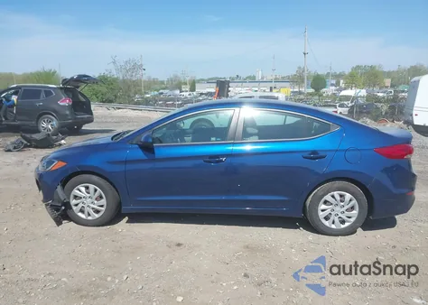 2018 Hyundai Elantra Se from USA, damaged, VIN 5NPD74LF6JH287837